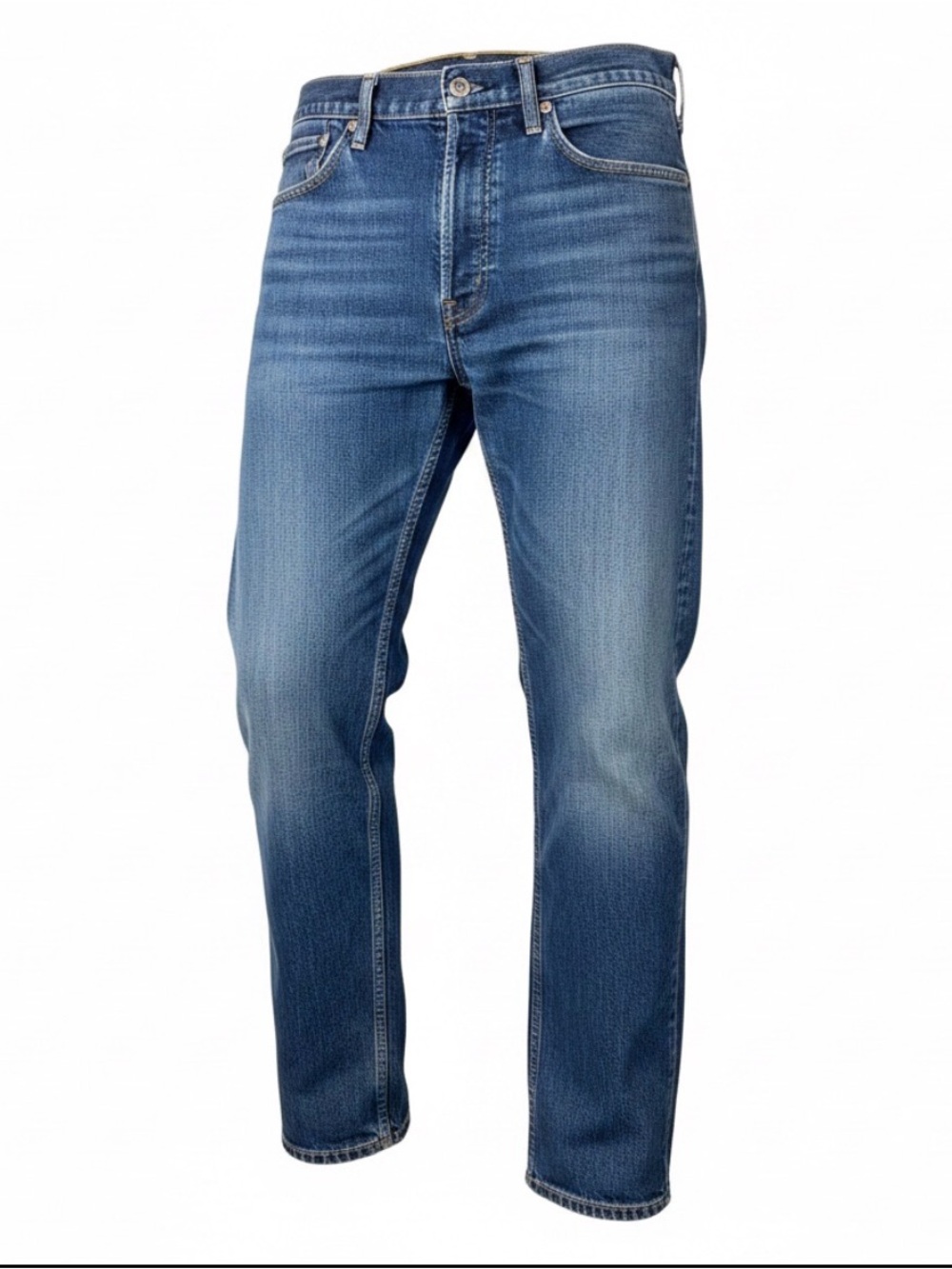 Levi's 505 Regular Fit Straight Leg Jeans in Dark Wash Blue